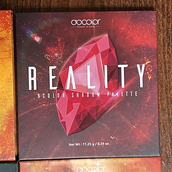 DOCOLOR cosmetics makeup eyeshadow pallet 36 colors 4 pallet bundle - Picture 3 of 9